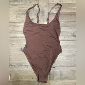 NWT SCOOP NECK ONE PIECE